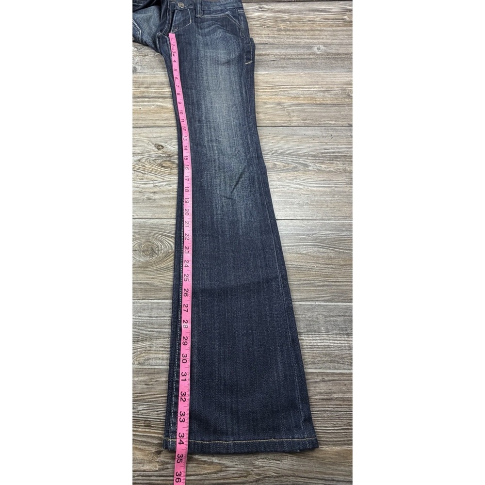 Anoname Lisa Bootcut Jeans Size 25 FITS 28x34  Blue Denim Festival Boho - Picture 13 of 14